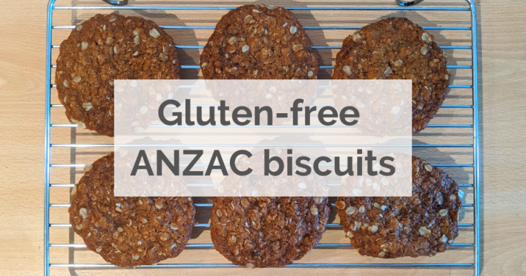 Gluten free ANZAC biscuits