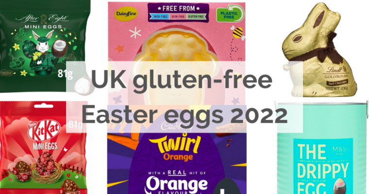 UK gluten-free Easter eggs 2022