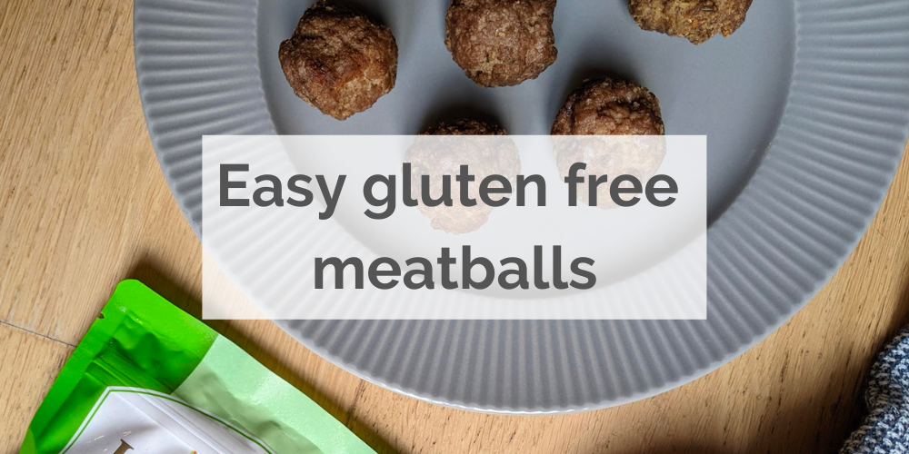 Easy gluten free meatballs