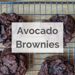 avocado brownies on a cooling rack