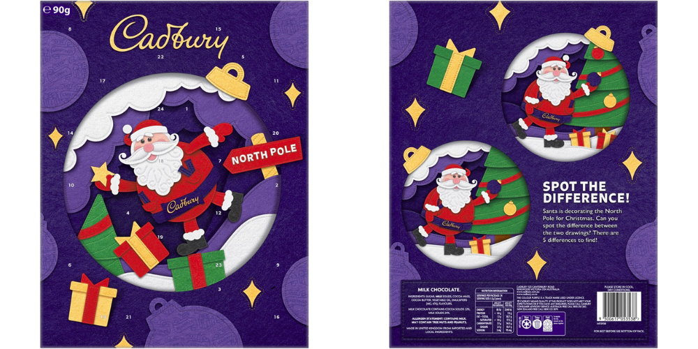 The only gluten free advent calendars by Cadbury