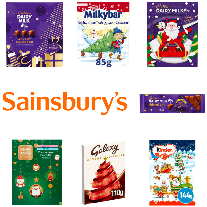 gluten free advent calendars at Sainsbury's UK
