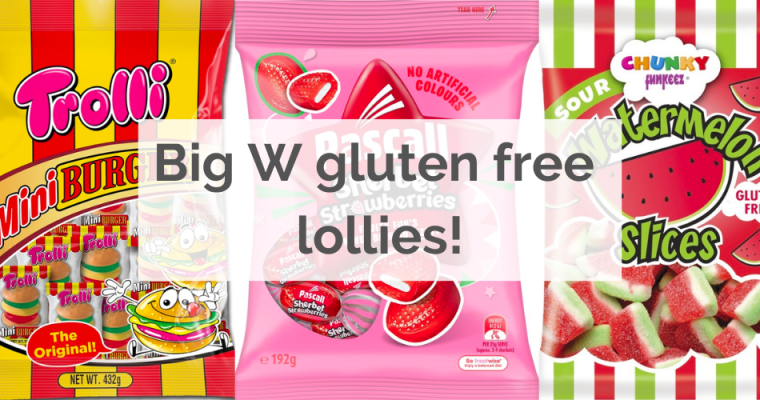 All the Big W Gluten Free Lollies