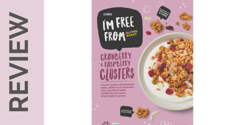Cranberry and Raspberry Clusters by Coles I’m Free From