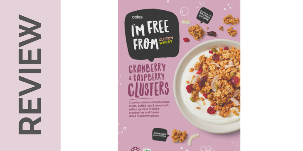 Cranberry and Raspberry Clusters by Coles I’m Free From