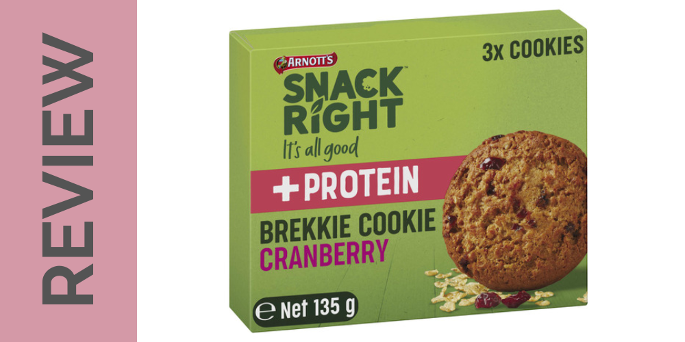Arnott’s Snack Right brekkie cookie is gluten free