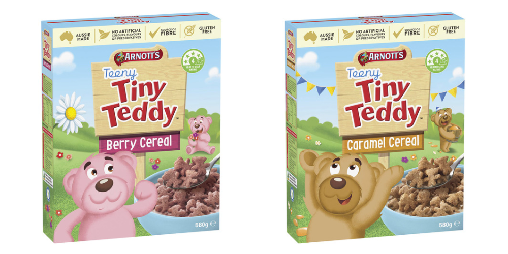 Arnott’s has released MORE teeny Tiny Teddy cereal!