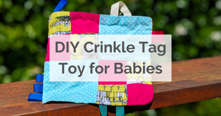 Crinkle Tag Toy for Baby