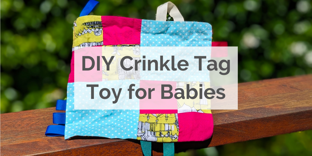 Crinkle Tag Toy for Baby