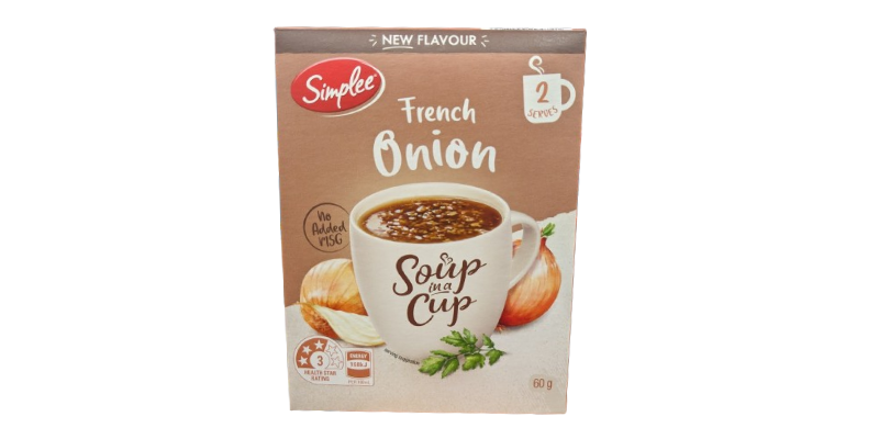 Box of Aldi French onion soup 