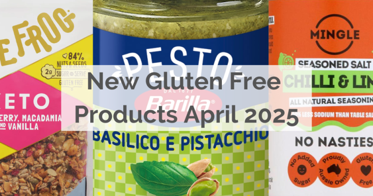 New gluten free products for April
