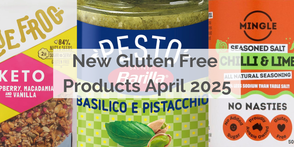 New gluten free products for April
