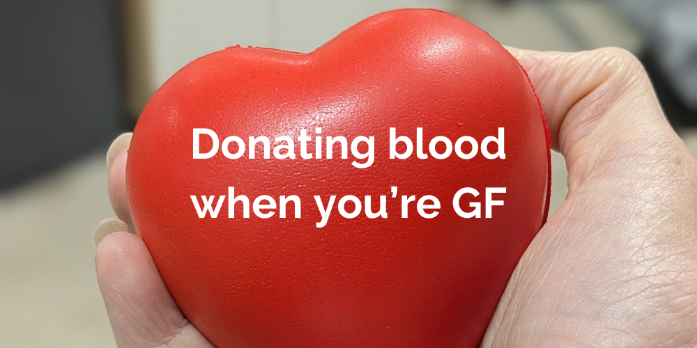 Donating blood if you’re coeliac